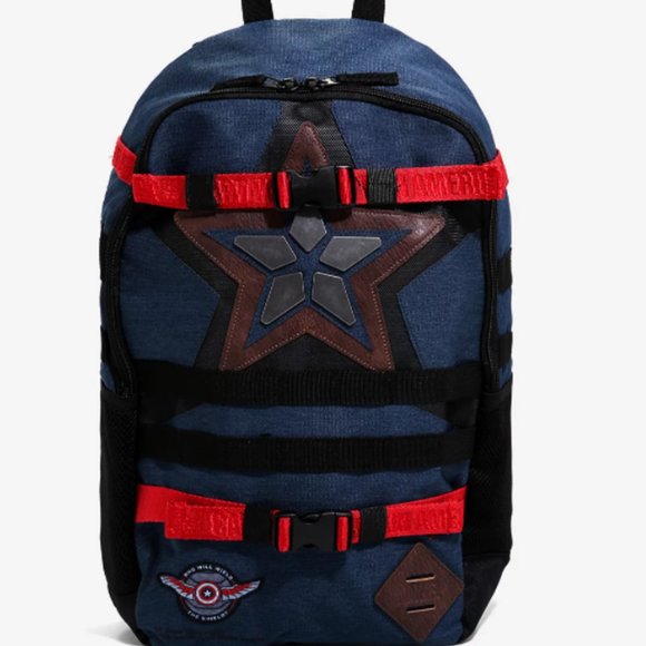 Hot Topic Handbags - Marvel The Falcon And The Winter Soldier Star Backpack
